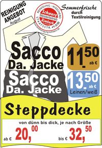 Sacco Steppdecke